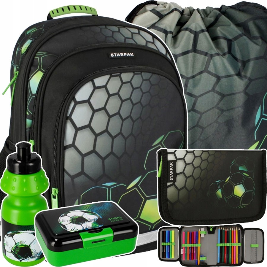 Viackomorový školský batoh Starpak Multicolor 23 l + 3 ďalšie produkty